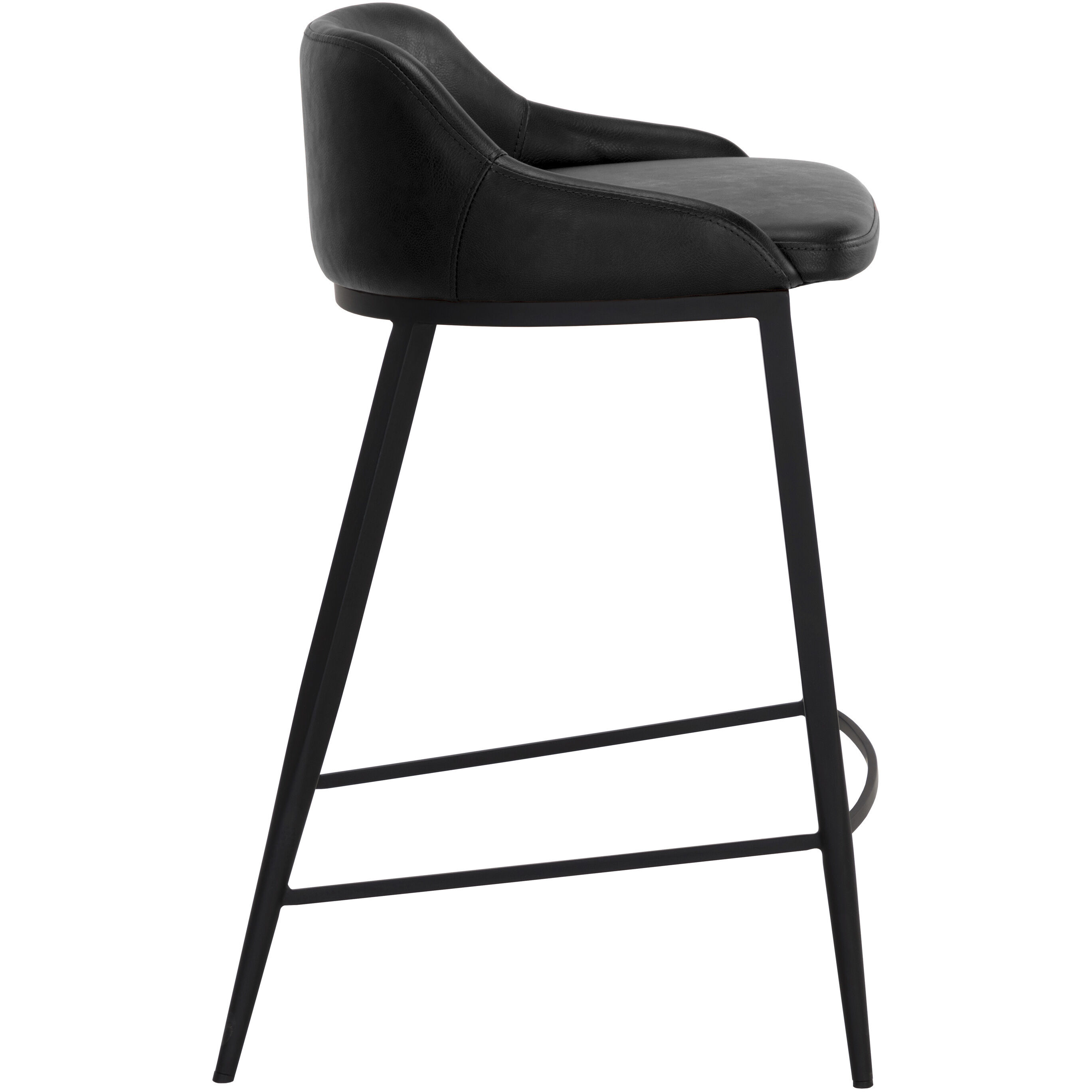 Astra 31.5 inch Black / Nightfall Black Counter Stool